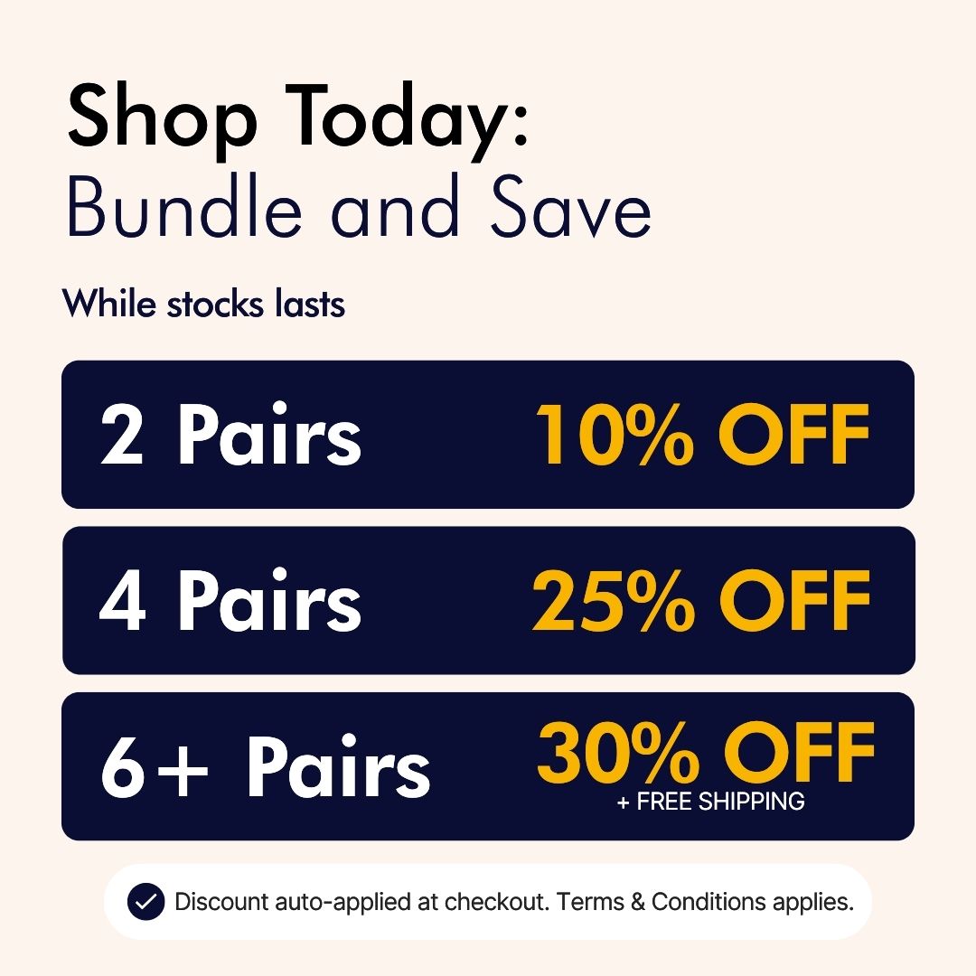 Pastel Blue Bamboo Compression Crew Socks