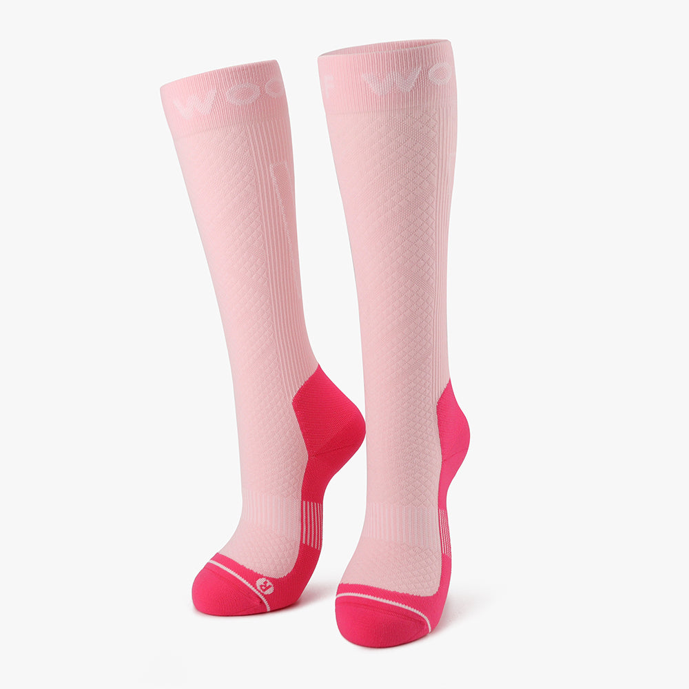 Pink Power Performance Compression Socks 4 Pack
