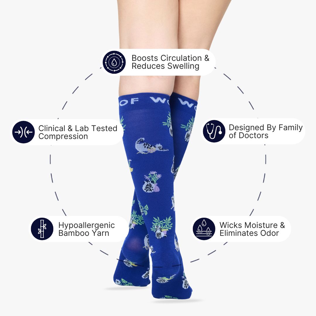 Australian Mist Cats Bamboo Compression Socks